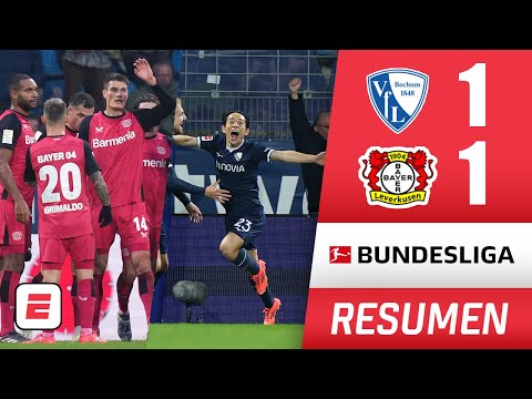 Bayer Leverkusen dejó escapar triunfo en el último suspiro y empató 1-1 con el Bochum | Bundesliga