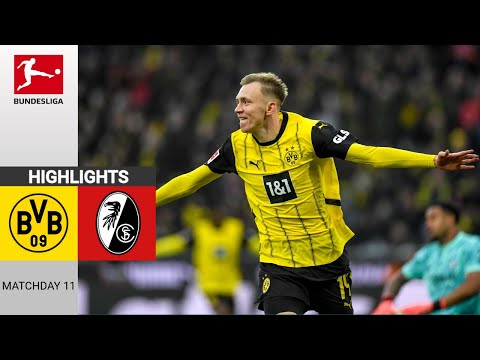 Borussia Dortmund – Freiburg | 4:0 | Zusammenfassung | Bundesliga 2024-25 | dortmund freiburg