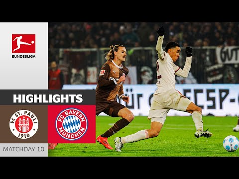 Magic Musiala leads to win! | St. Pauli – Bayern München 0-1 | Highlights | MD 10 – Bundesliga 24/25