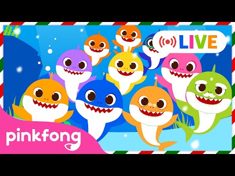 [🔴 LIVE] 🏆TOP Baby Shark Dance Songs | Winter Baby Shark | Doo Doo Doo | Pinkfong Live