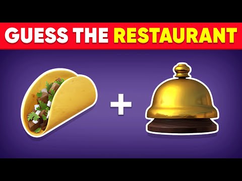 Guess the Fast Food Restaurant by Emoji? 🍔 Monkey Quiz