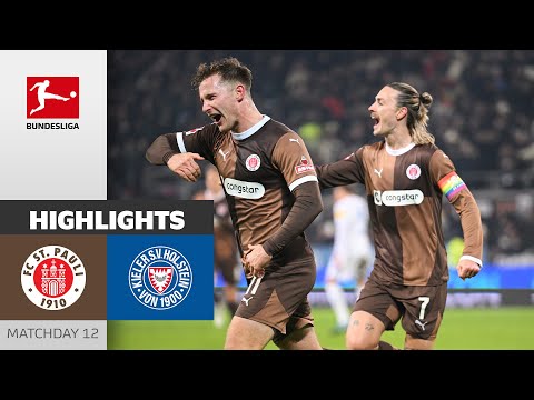 St. Pauli Collect 3 Well-Earned Points | FC St. Pauli – Holstein Kiel 3-1 | Highlights | Bundesliga