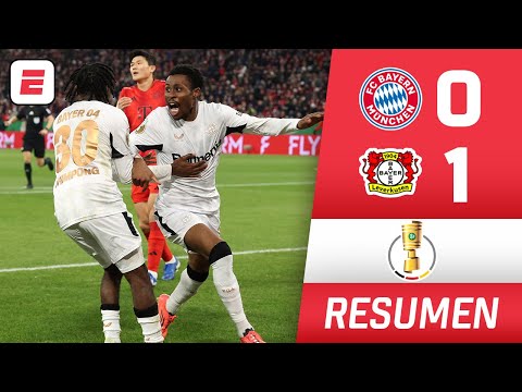 Bayer Leverkusen ELIMINÓ al Bayern Munich de la Copa Alemana. Neuer sale EXPULSADO | Resumen